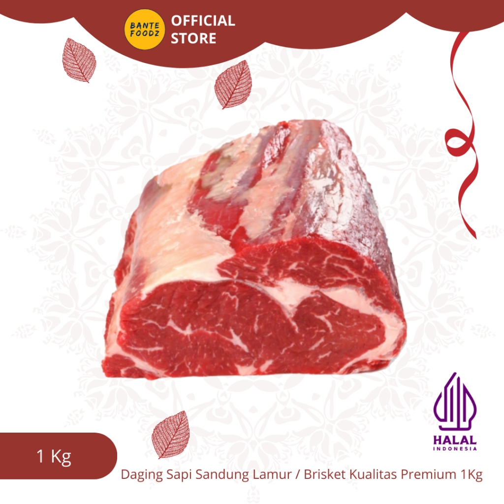 

Daging Sapi Sandung Lamur / Beef Brisket Kualitas Premium 1Kg