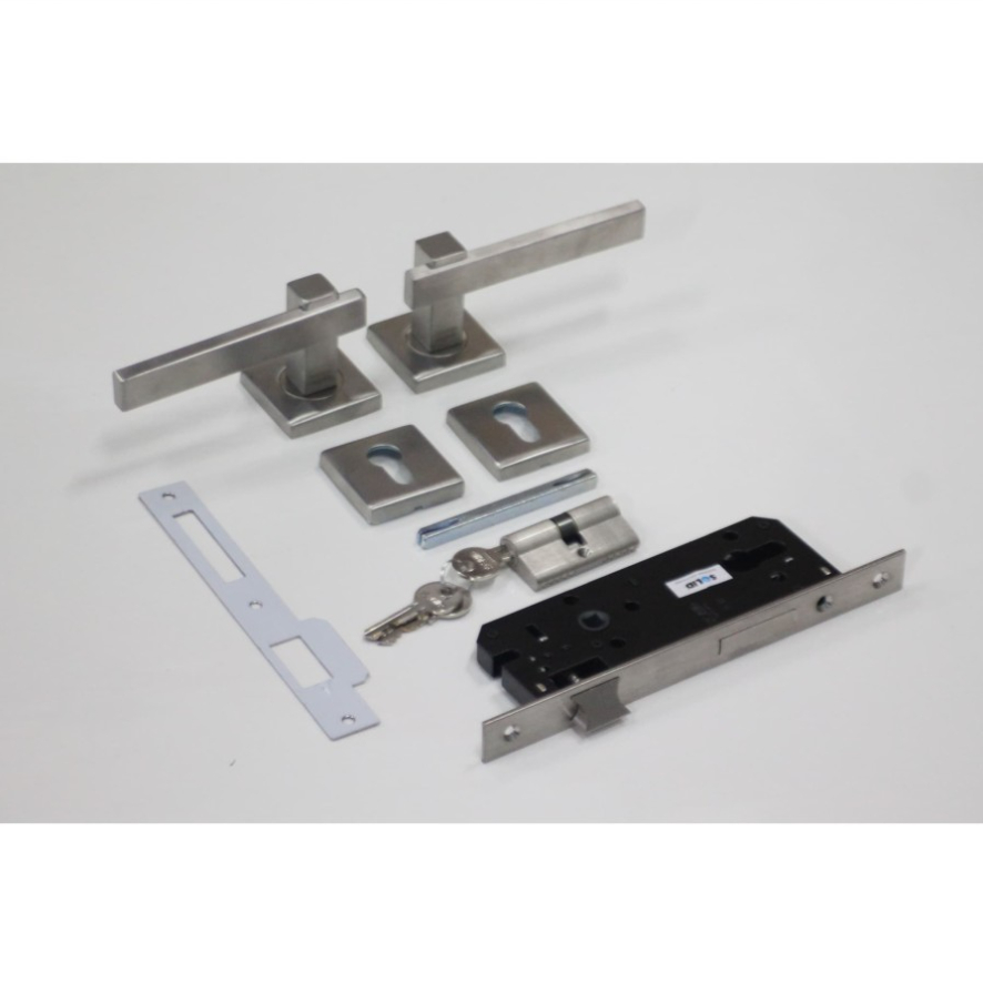 [1 SET] PAKET SOLID HANDLE HRE 99 27 US32D / Handle Gagang Pintu