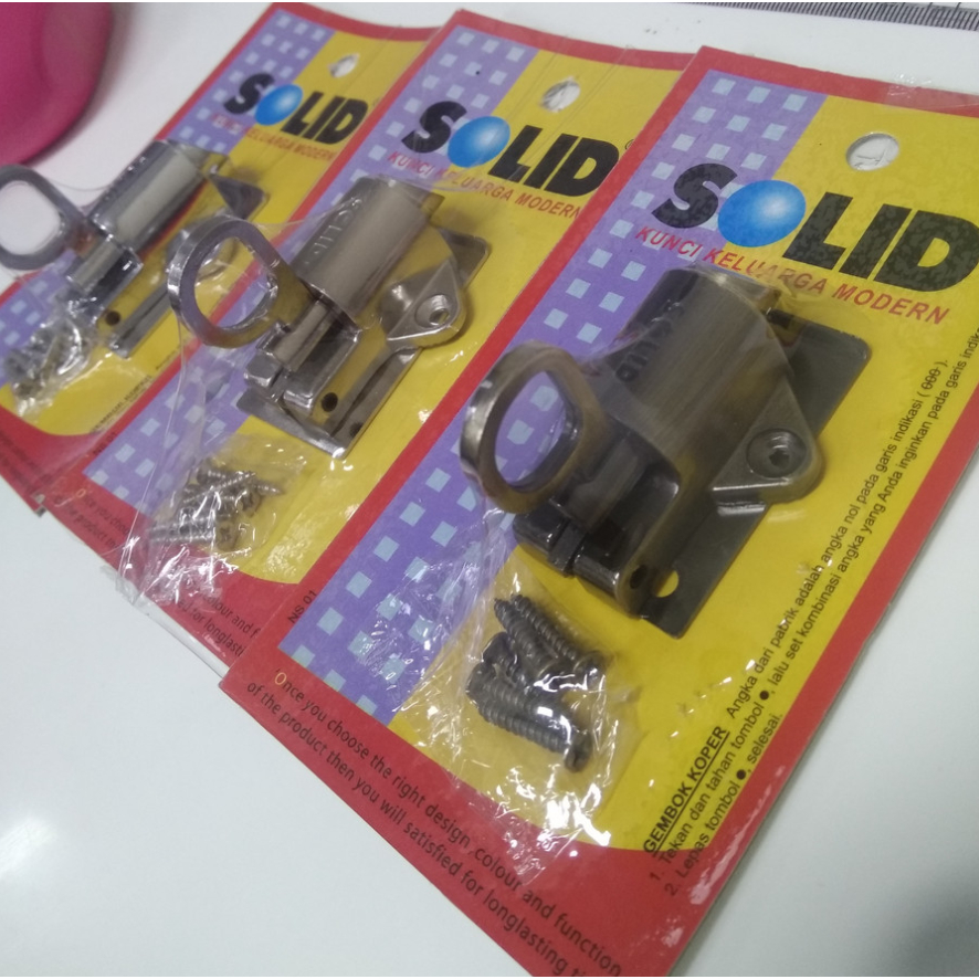 Spring Knife Solid GP SK 378 / Slot Jendela / Kunci Jendela / knip