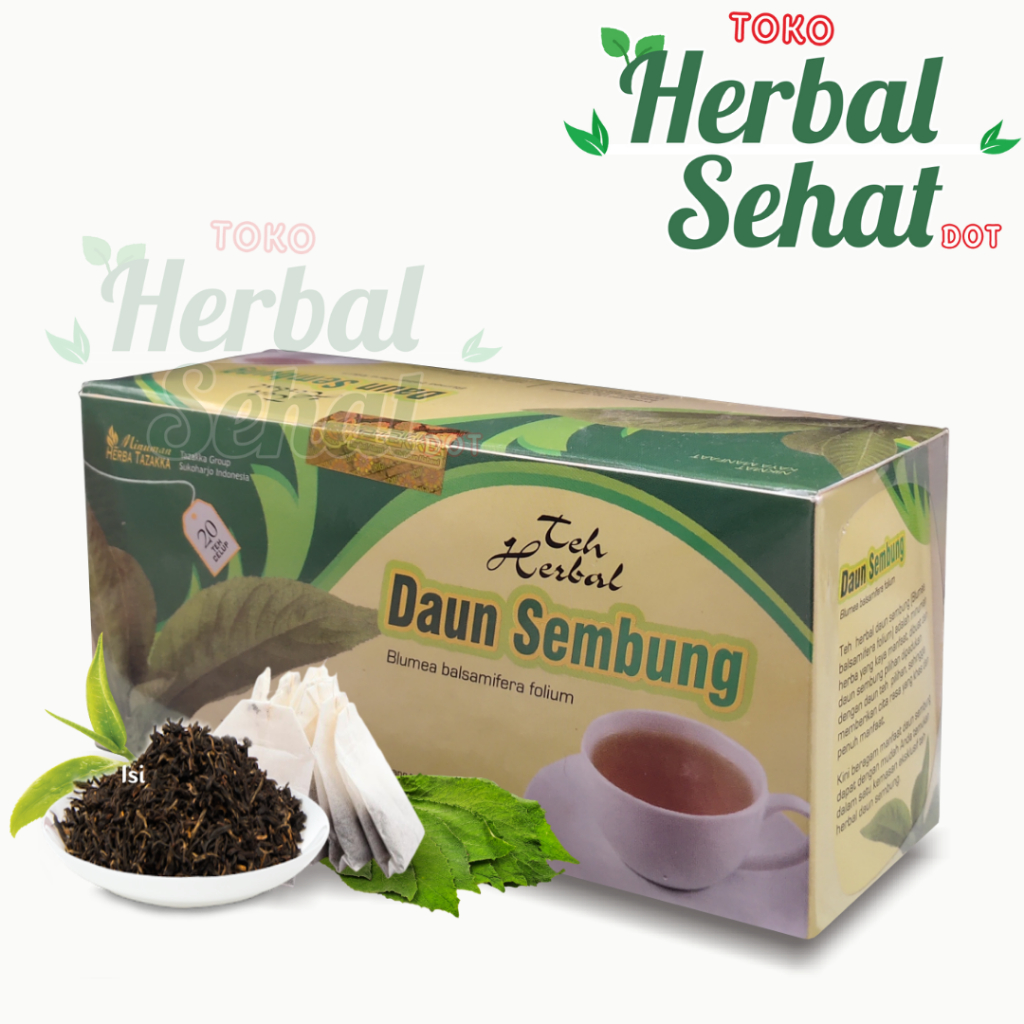 

Teh Celup Daun Sembung Tazakka Minuman Kesehatan Obat Sakit Ginjal Dan Pencernaan Herbal Tazakka 20 Kantung.