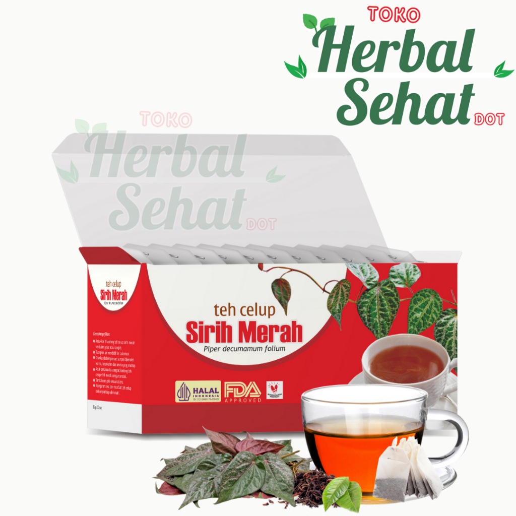 

Teh Herbal Sirih Merah Tazakka Isi 20 Kantong teh herbal alami