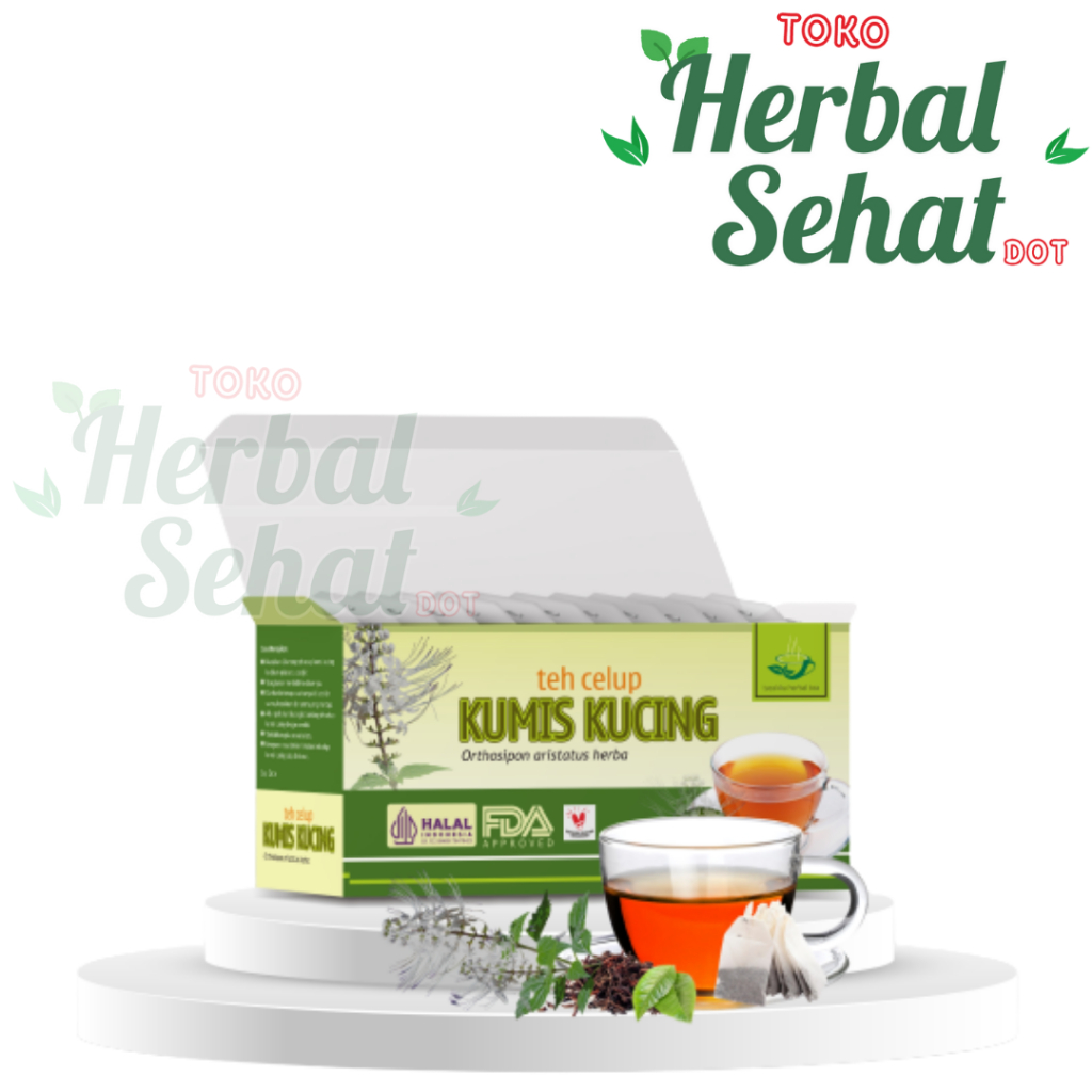 

Teh Herbal Kumis Kucing tazakka isi 20 Kantong teh membantu melancarkan saluran kemih