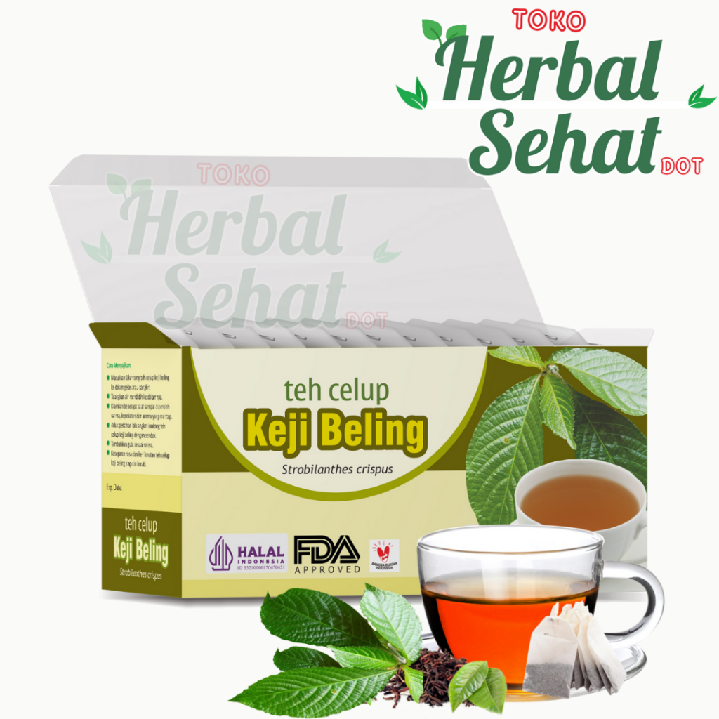 

Teh Herbal Keji Beling Tazakka isi 20 Kantong teh membantu melacarkan saluran kemih