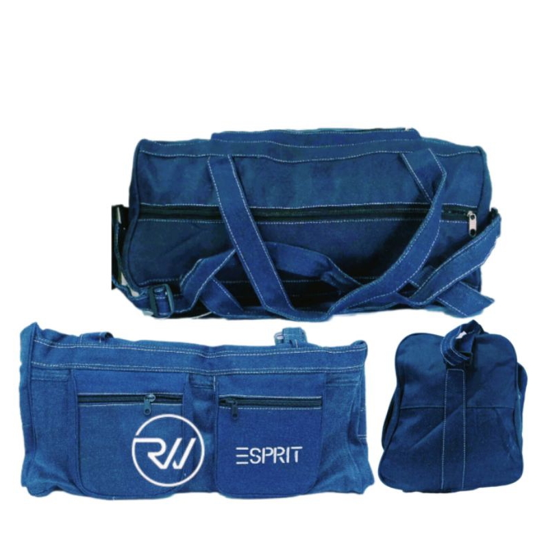 Tas Pakaian  UKURAN kecil / Travel Bag  BAHAN JEANS /