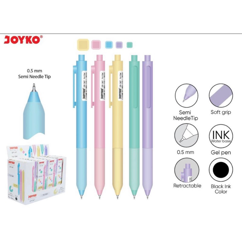 

PULPEN JOYKO GP-367 (5 PCS)/PULPEN PASTEL JOYKO GP-367
