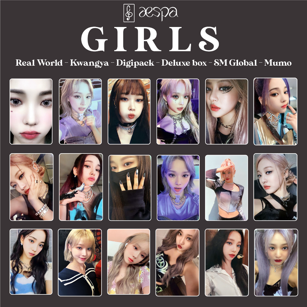 [AESPA] GIRLS UNOFFICIAL PHOTOCARD