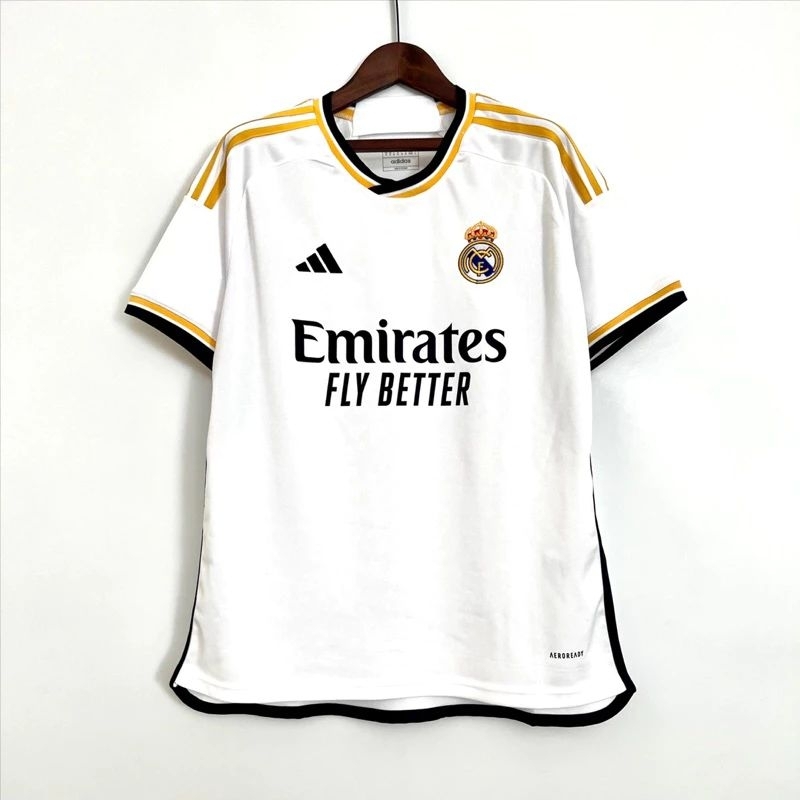 JERSEY BOLA REAL MADRID HOME NEW2023-2024 GRADE ORI