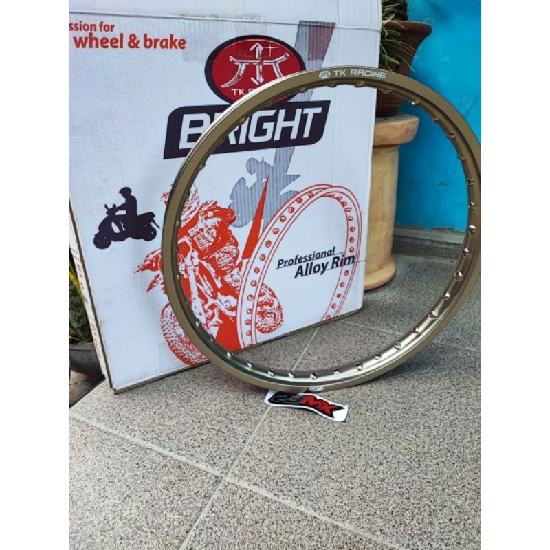 VELG PELEK TK EXCEL JAPAN UKURAN 120 RING 17 1PCS WARNA BRONZE DOFF COCOK UNTUK DRAX HEREX GLPRPO TI