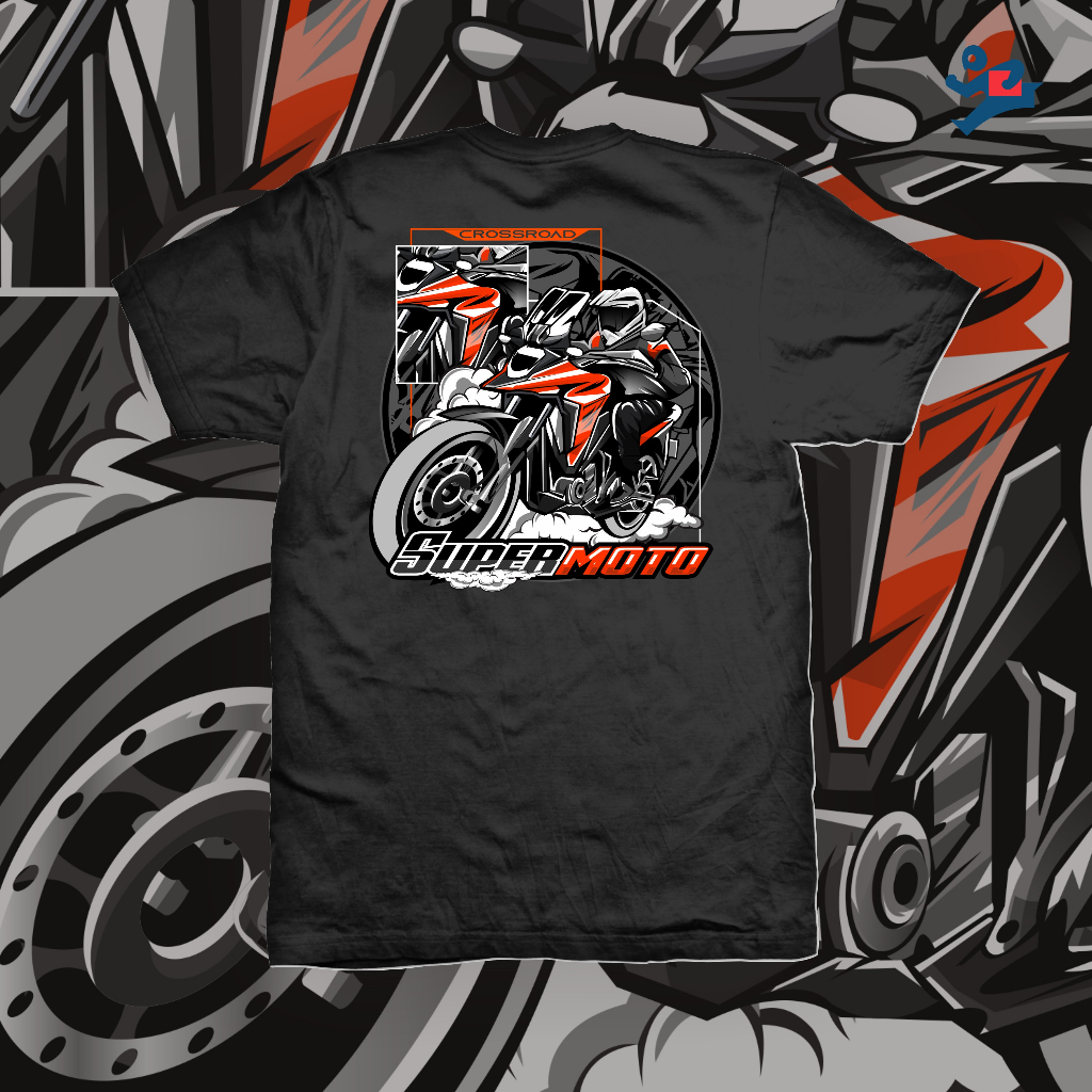 (PROMO) DISTRO PREMIUM TERBARU KAOS SUPERMOTO KLX DT CRF KTM SUNMORI RIDER KAOS SUPERMOTO KLX CRF DT