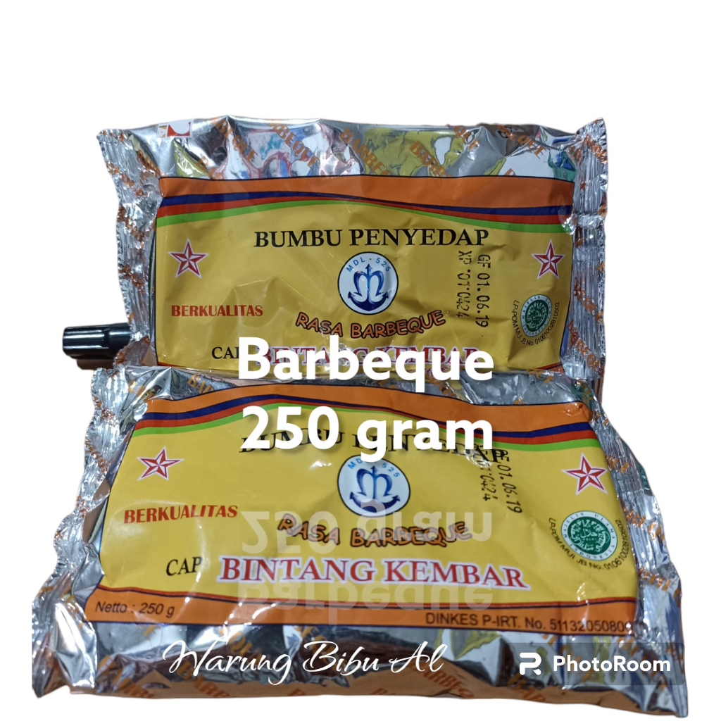 

Bumbu Penyedap Bintang Kembar rasa Barbeque 250gr