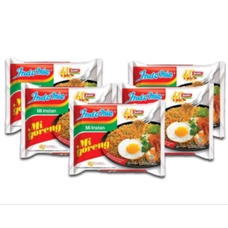 

Indomie Goreng Isi 5 Bungkus.