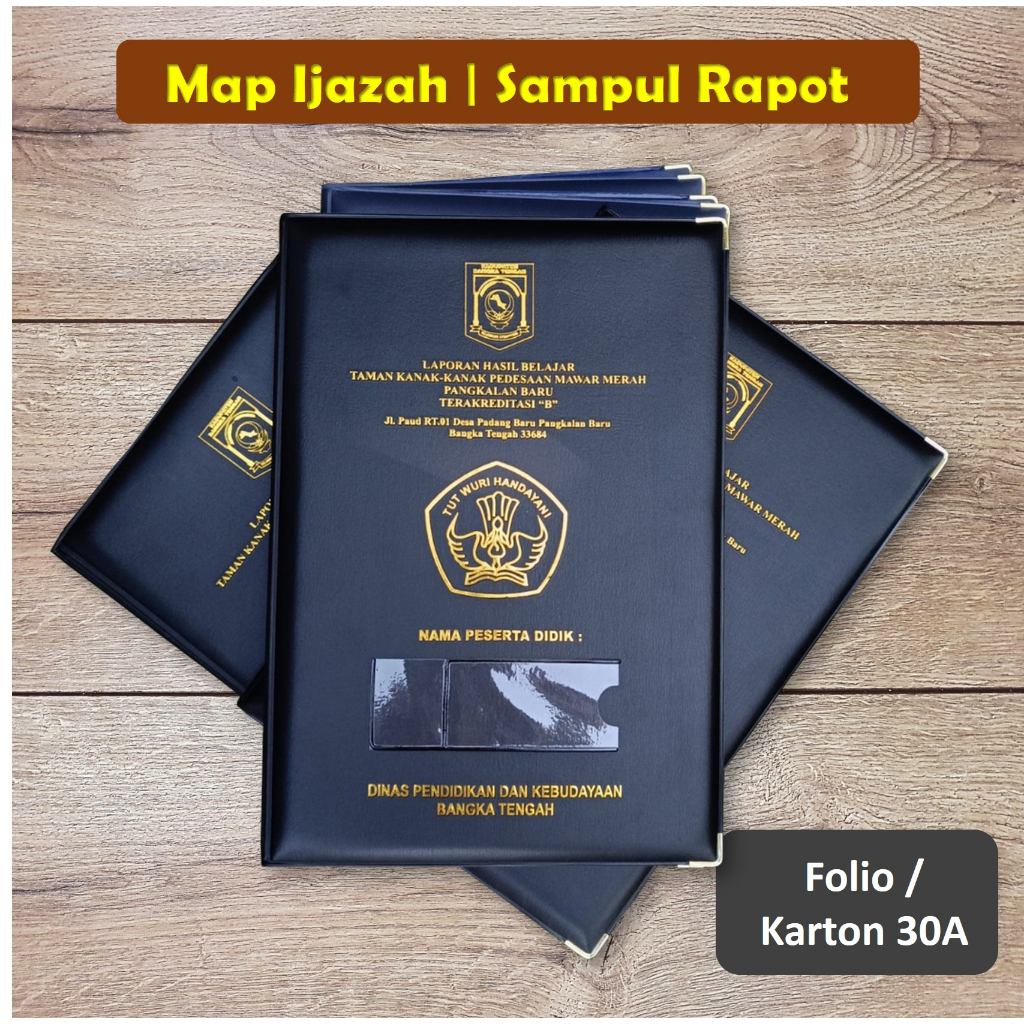 

MAP IJAZAH / MAP RAPORT / SAMPUL IJAZAH / SAMPUL RAPORT K13 LAMPIRAN BENING MURAH– FOLIO / KARTON 30B