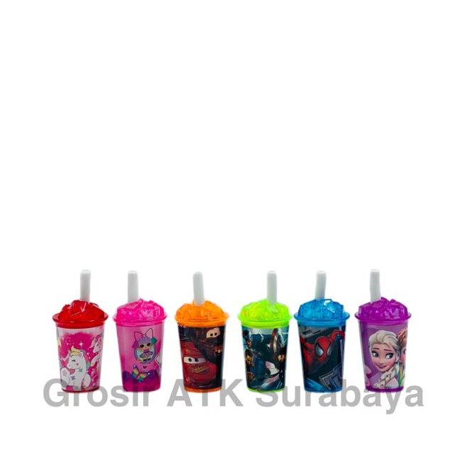 

( DAPAT 1 RAUTAN ) Sharpener Rautan Serutan Orotan Bentuk Gelas Fancy Disney Avenger Lucu Fancy 5