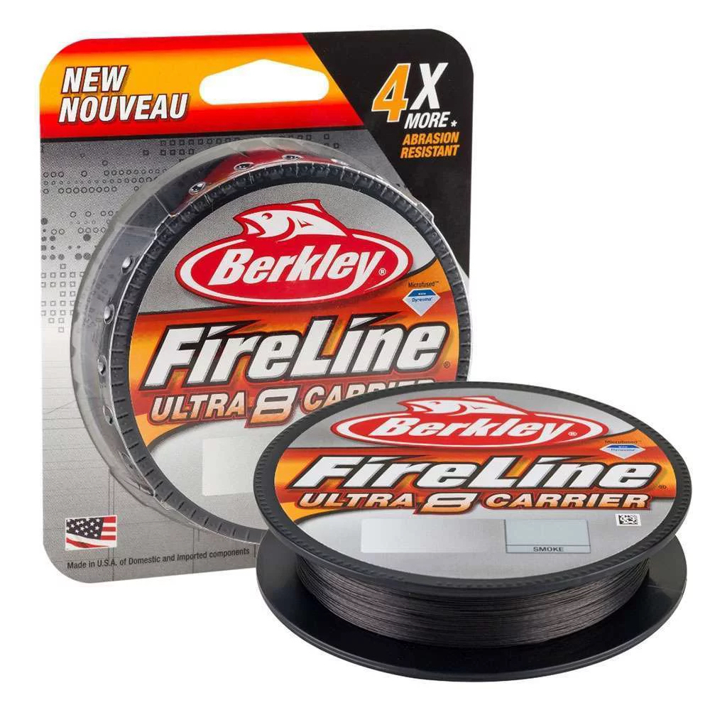 Berkley FireLine Ultra 8 Carrier 125yd/300yd Warna Crystal - Senar Pancing PE Braid technology Terma