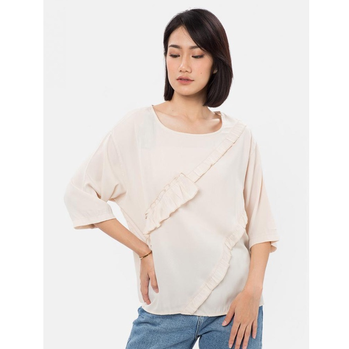 MKY CLOTHING BLUS OVERSIZE ASIMETRIS