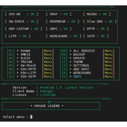 SCRYPT AUTO INSTALL VPS DEBIAN UBUNTU PALING LENGKAP | PREMIUM | SELALU UPDATE