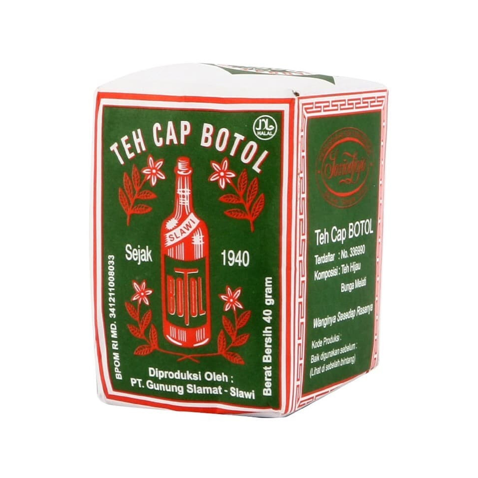 

CAP BOTOL TEH BUBUK HIJAU 40G