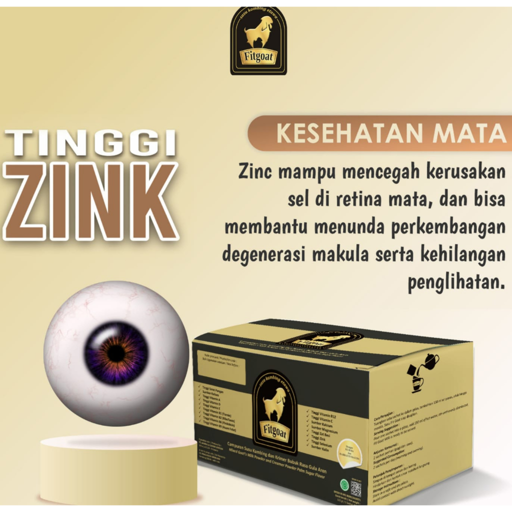 

Susu Kambing Etawa Fitgoat minuman sunnah herbal dengan habbatussauda dan zink yang baik untuk kesehatan mata