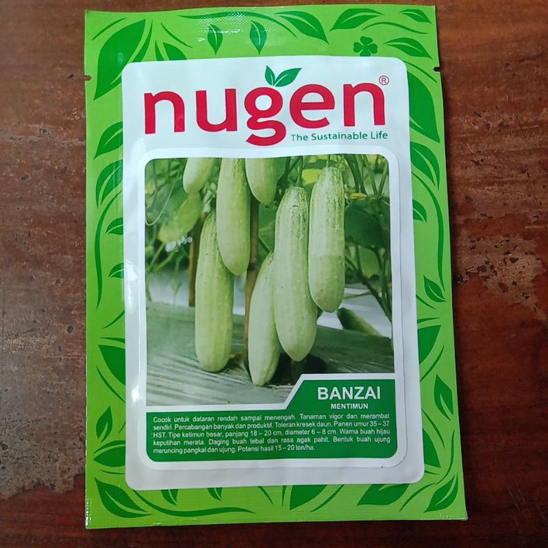 Benih Timun BANZAI 20 GR✓Nugen