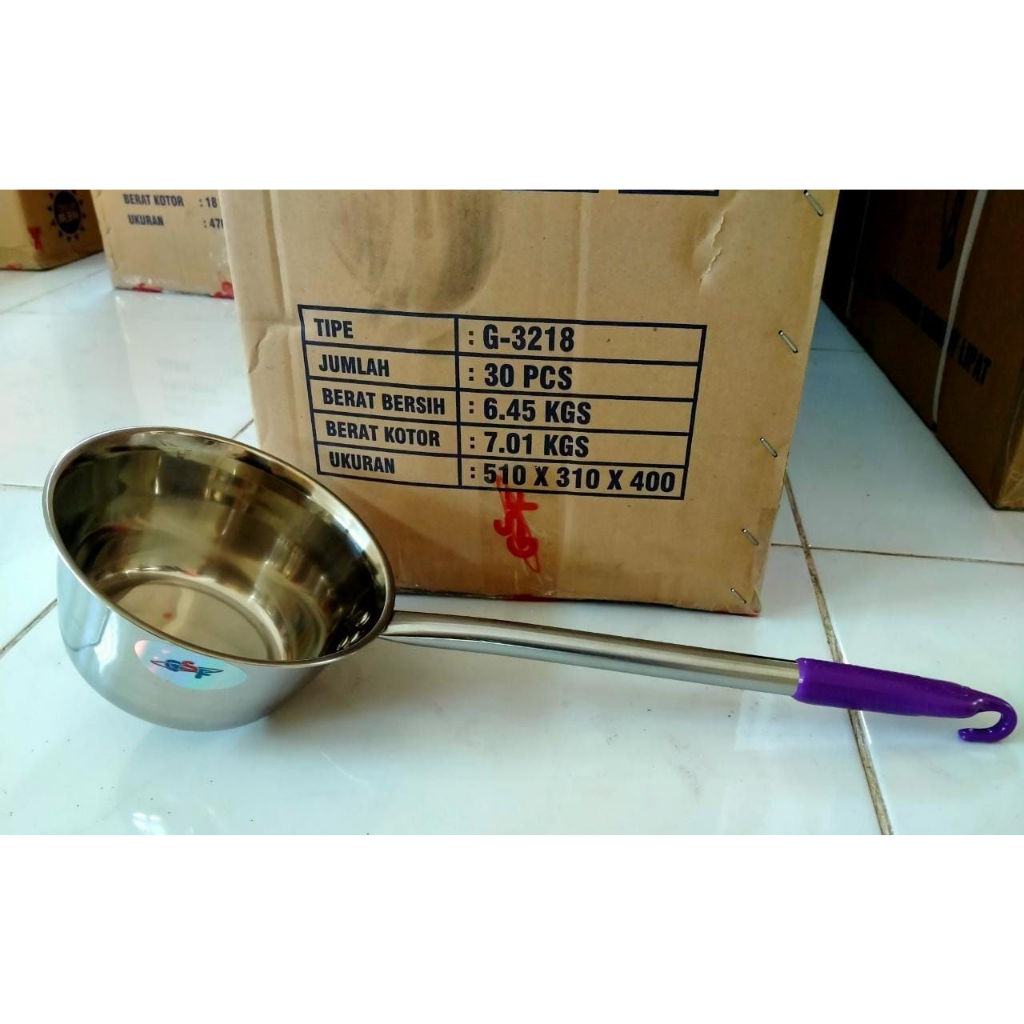 GSF PANCI SUSU STAINLESS 18 CM