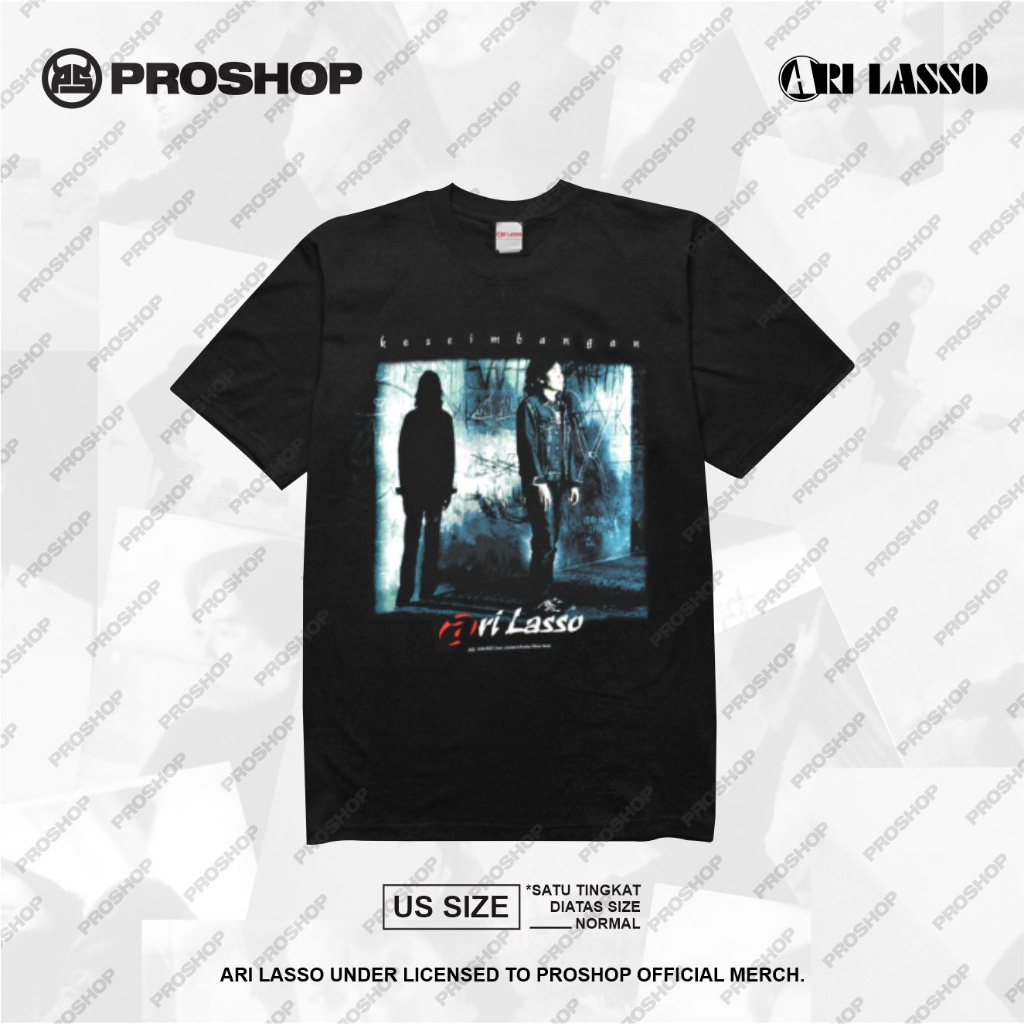Proshop | Keseimbangan | Ari Lasso | Tshirt | Kaos Pria | Hitam