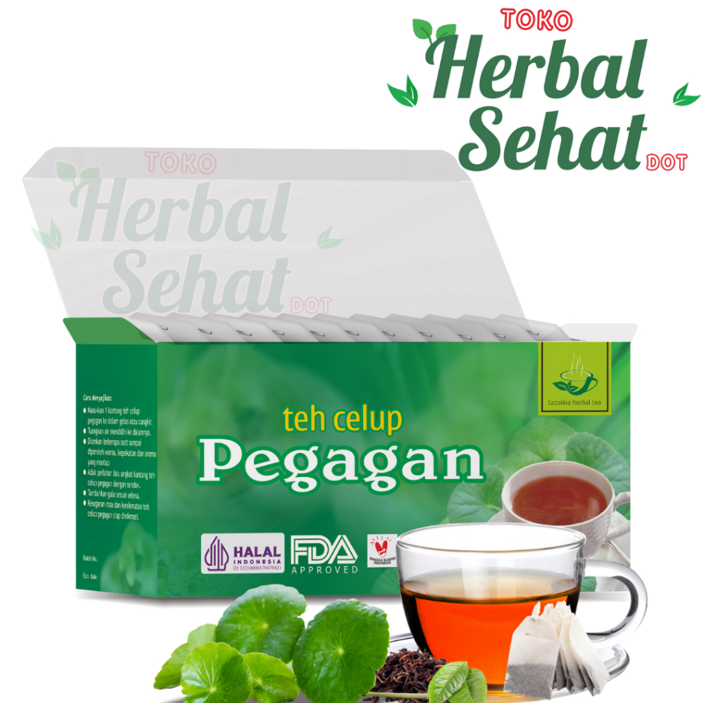 

Teh Herbal Pegagan Tazakka isi 20 Kantong teh celup