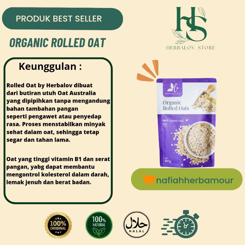 

ROLLED OAT BY HERBALOV