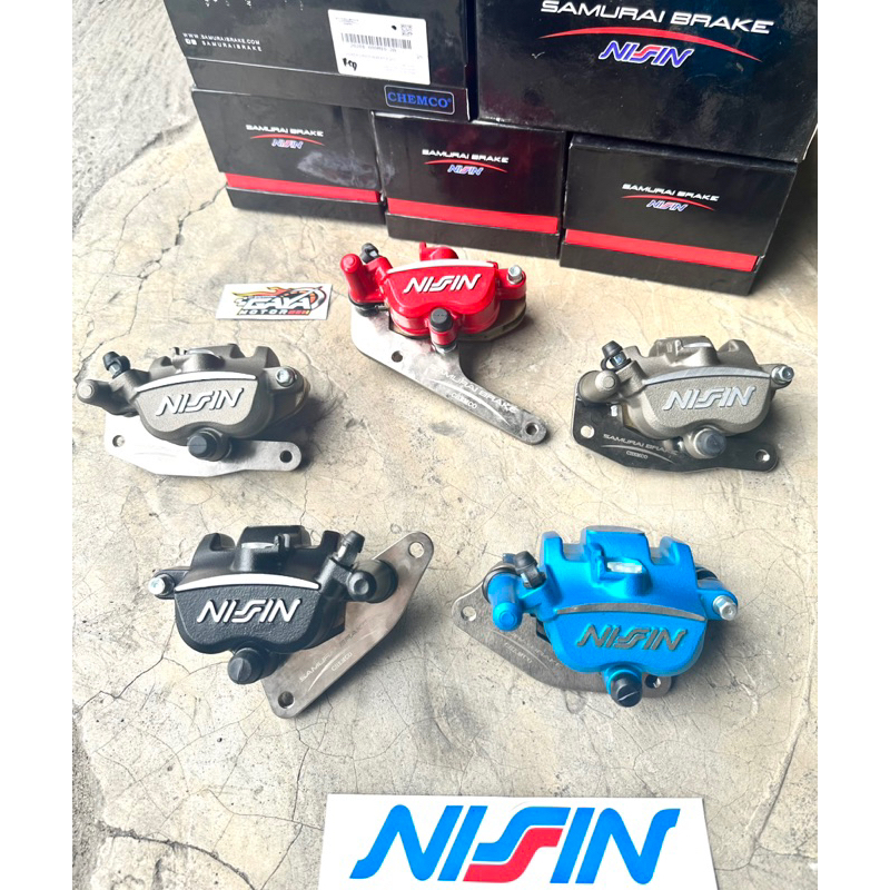Kaliper Nissin Samurai 2 Piston dan 4 Piston FU , NINJA R , NINJA RR , GSX , SATRIA 2 TAK ORIGINAL
