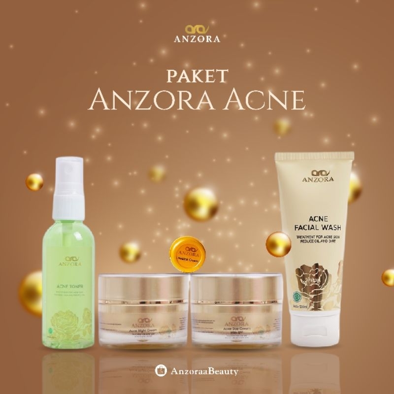 ANZORAA BEAUTY || PAKET ANZORA ACNE || MENGHILANGKAN JERAWAT