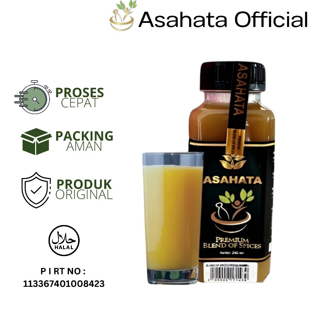 

Asahata Herbal Jus Bawang Putih Tunggal Jahe Merah Madu Lemon Cuka Apel Bahan Healthy Juice Herbal Alami