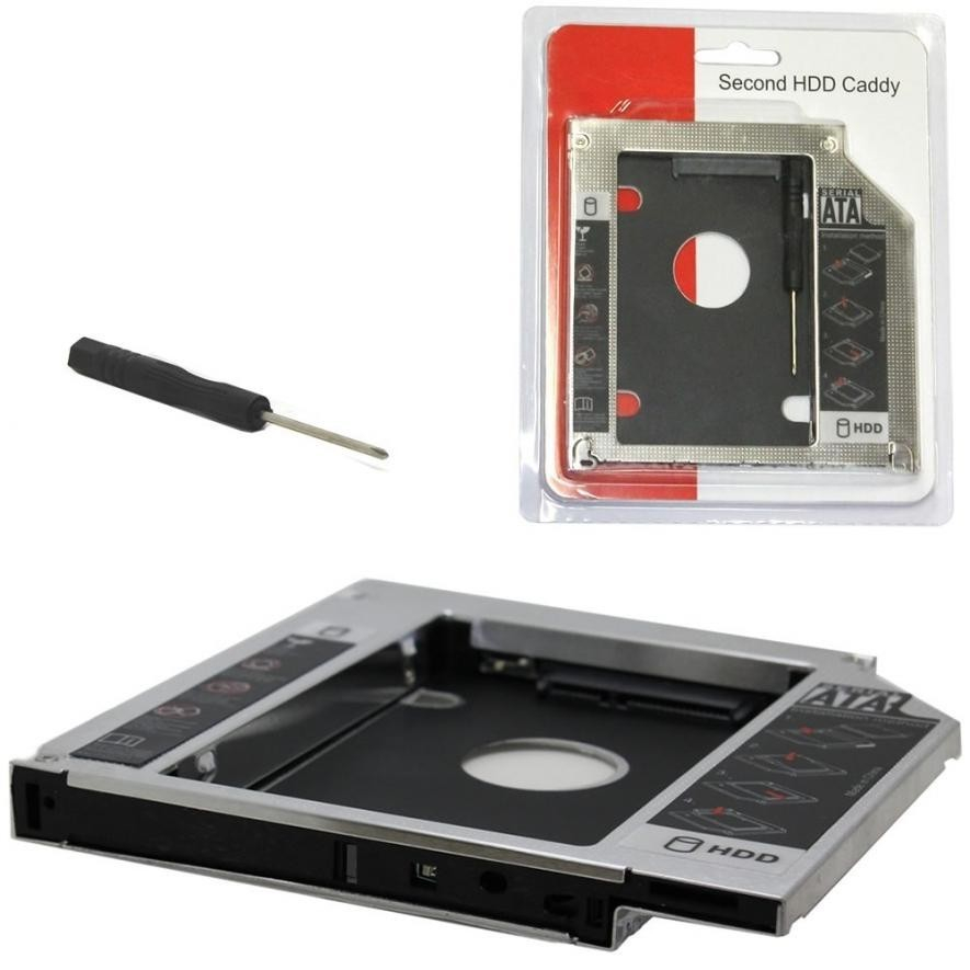 Hardisk Caddy 9.5mm SATA to SATA - HDD Caddy