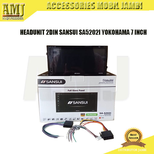 HEADUNIT DOUBLE DIN SANSUI full hd original seri SA-5202i