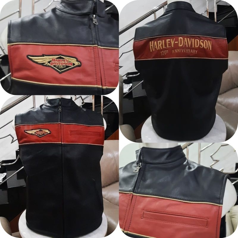 Letaher Vest ( Rompi Kulit )Harley-Davidson