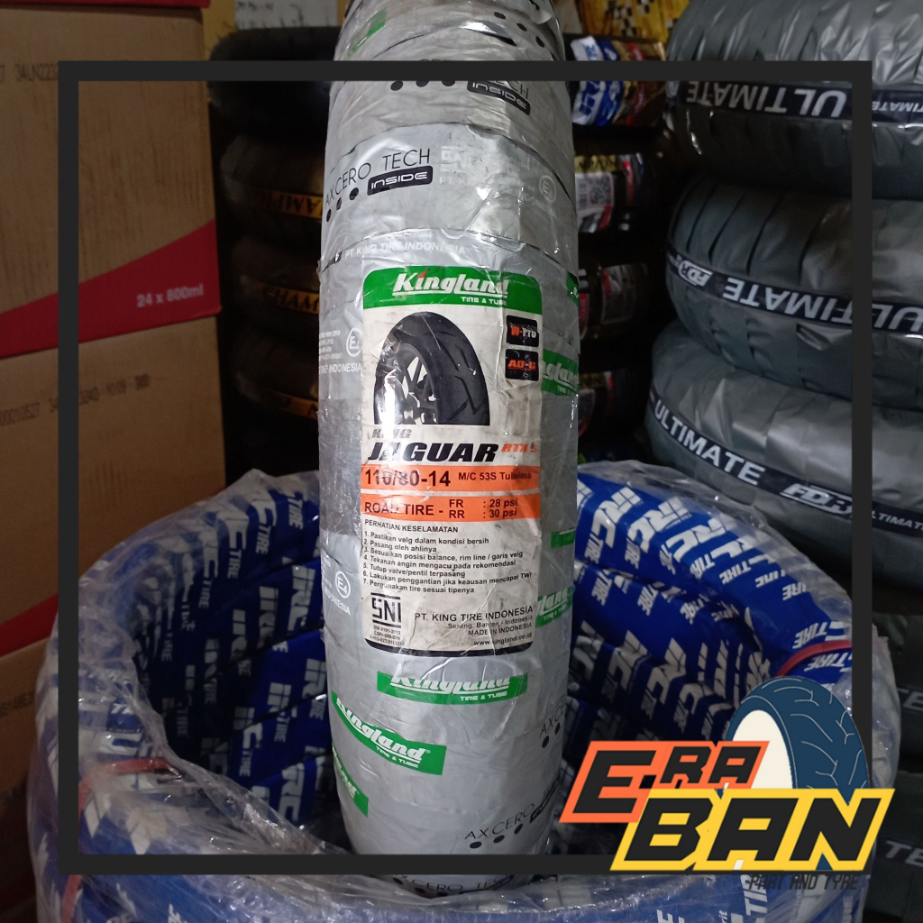 BAN LUAR KINGLAND KING JAGUAR 110 80 RING 14 TUBELESS