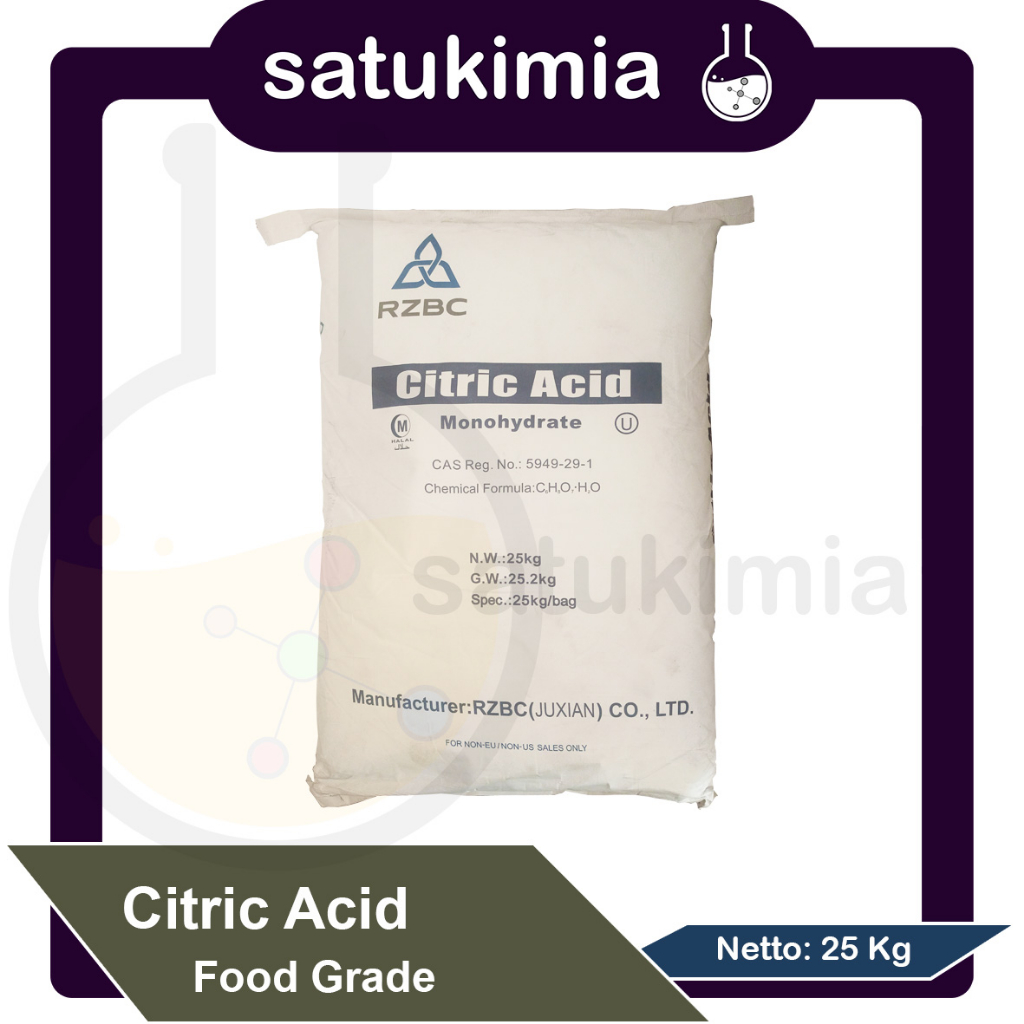 

Citric Acid Monohydrate / Asam Sitrat / Asam Sitrun 25 KG