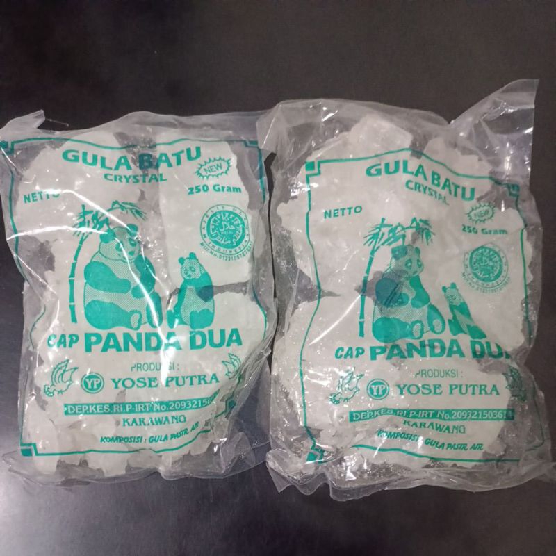 

Gula Batu Crystal 250g Cap Panda Dua