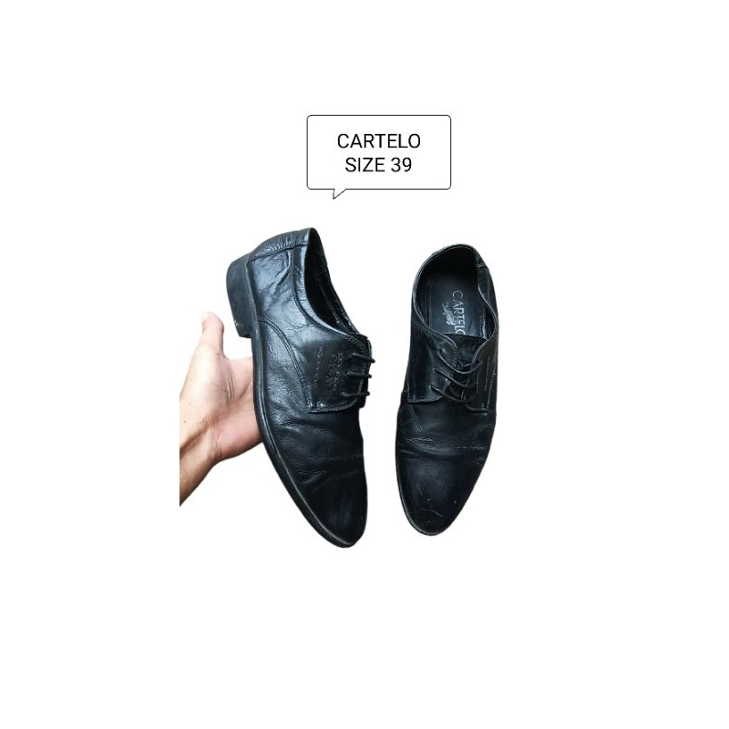 SEPATU KULIT CARTELO SIZE 39