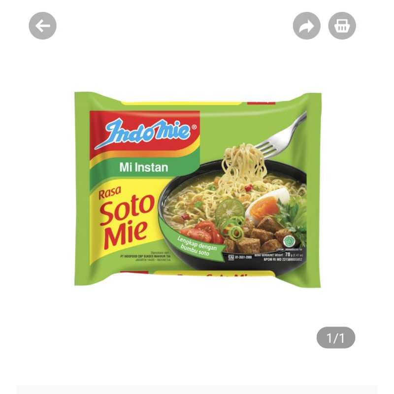 

indomie soto lima pcs