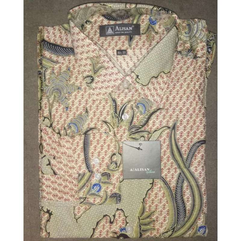 Batik Kemeja Alisan reguler 100% original