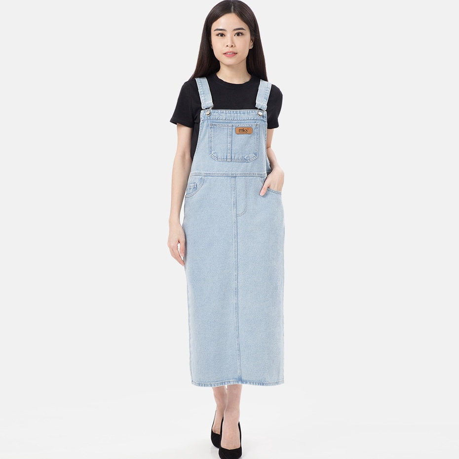 MKY CLOTHING OVERALL MIDI DENIM