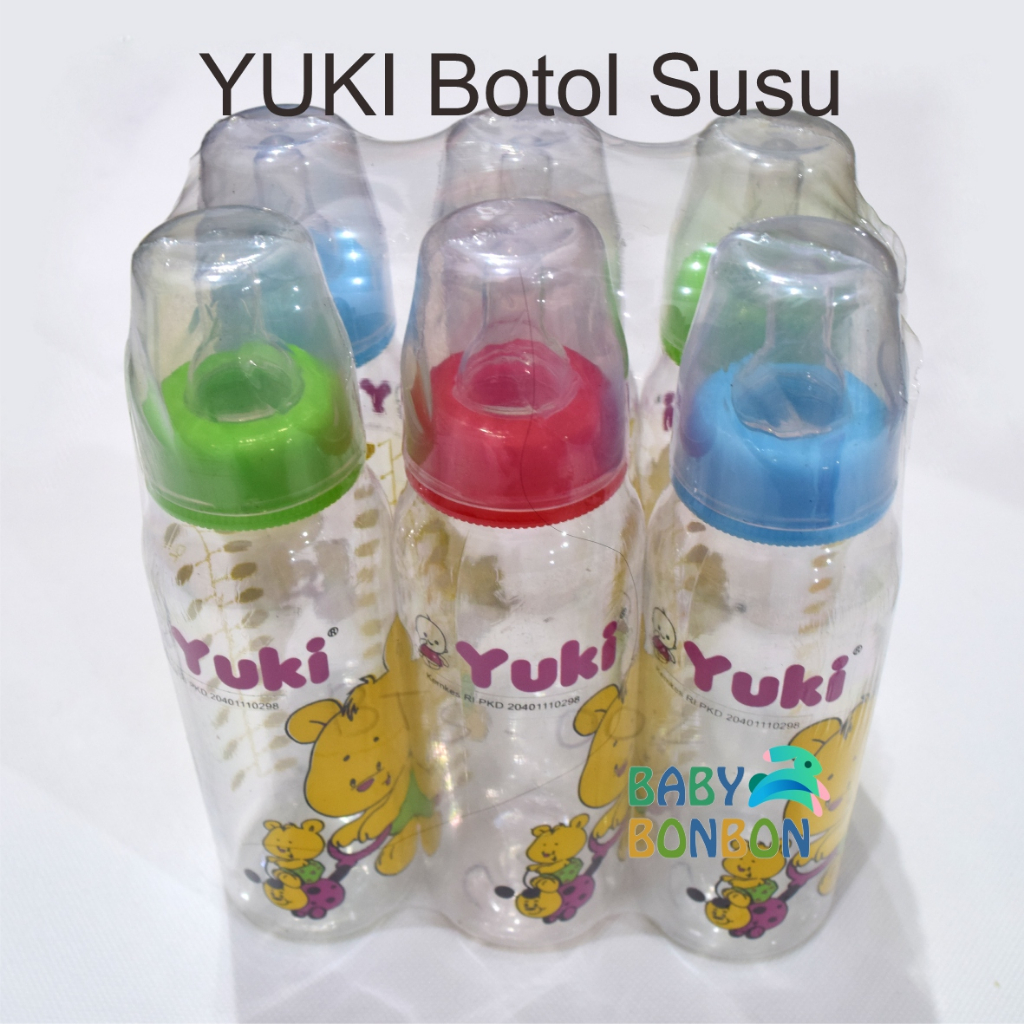 Floweryid Yuki Botol Susu Bayi Dot Silicone Baby Bottle 120Ml 240Ml Bpa Free