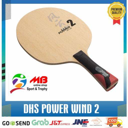 DHS Wind Power 2 WP2 - Kayu Blade Bat Bet Pingpong Tenis Meja WP