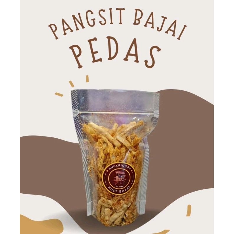 

Keripik Pangsit Bajai BBQ, Pedas dan Gurih