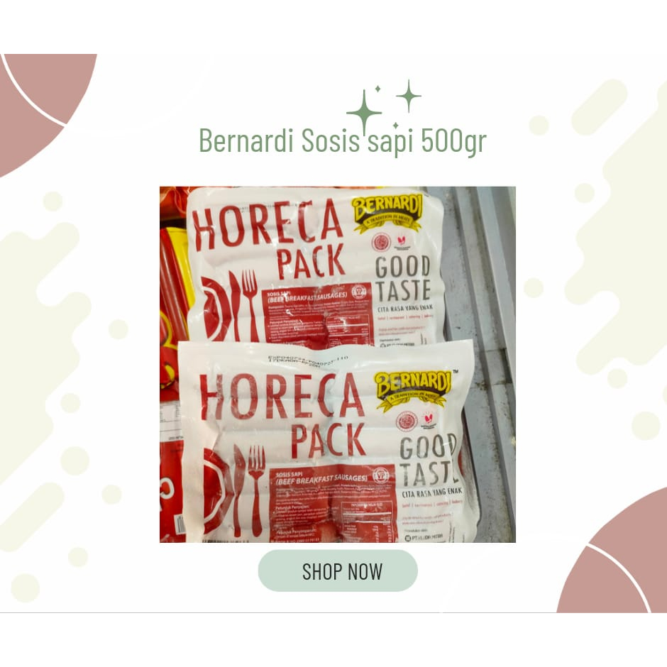 

Bernardi Sosis sapi 500gr