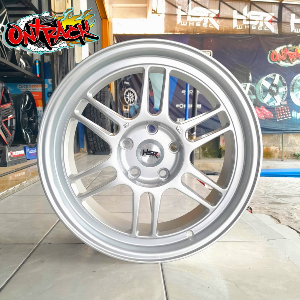Velg Ring 17 HSR KUMAMOTO Lebar 8 Pcd 5X114,3 Pelek Mobil R17 Buat Innova Crv Hrv Xpander dll - Grat