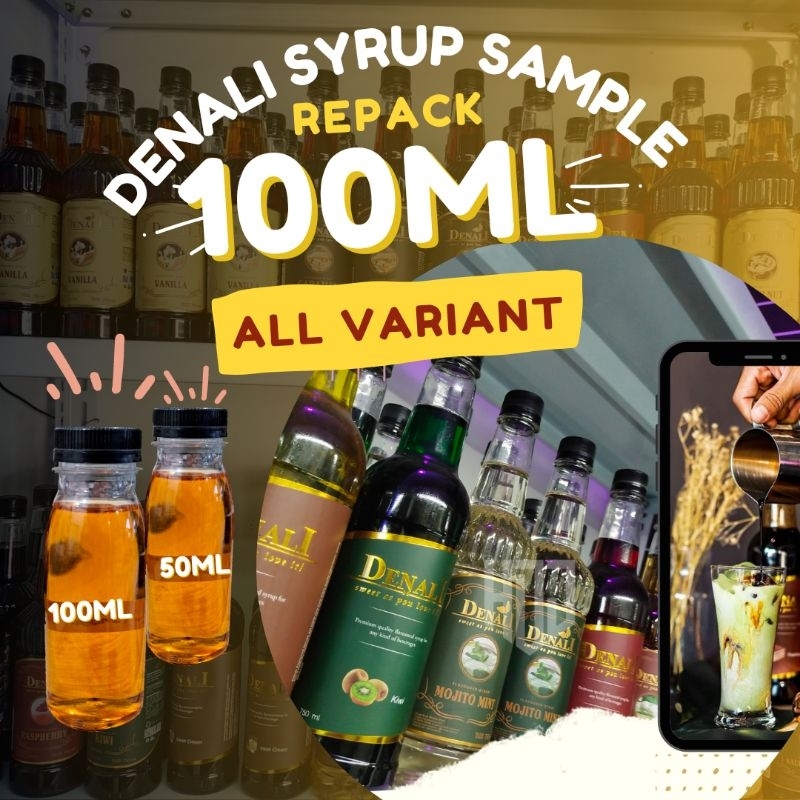 

Denali Syrup All variant (Sample) Repack 100ml & 50ml