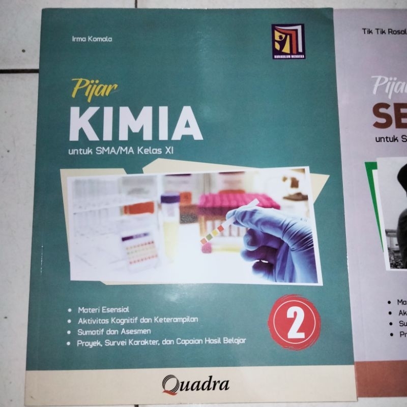 Buku Latihan Quadra Pijar Kimia SMA Kelas 11 Kurikulum Merdeka