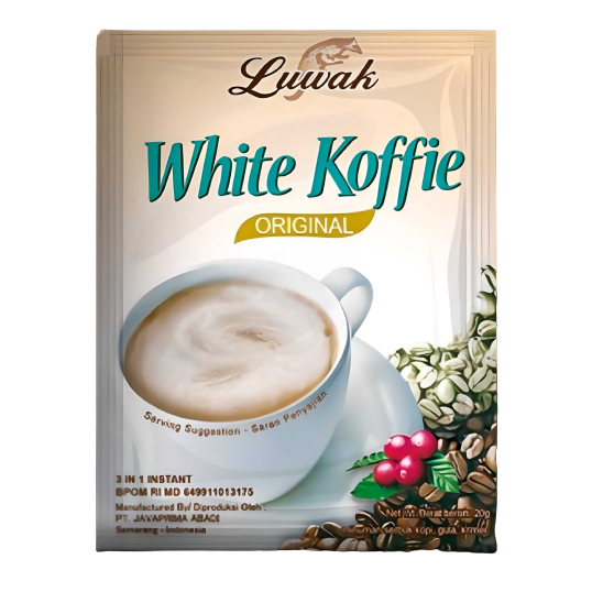 

Kopi Luwak White Coffee isi 10 Sachet x 20gr