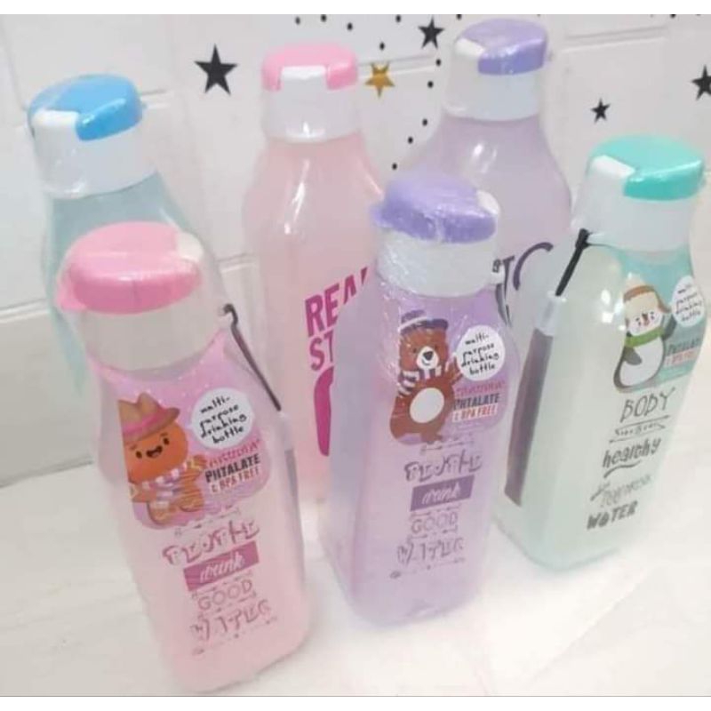 Botol Minum Kotak/Botol Minum Plastik/Botol Minum Takuma/Botol