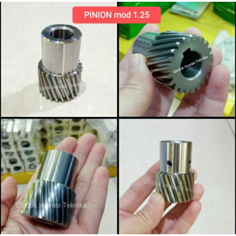 pinion batang rel guide helical gear rack pinion 1.25 CNC router (pinion)